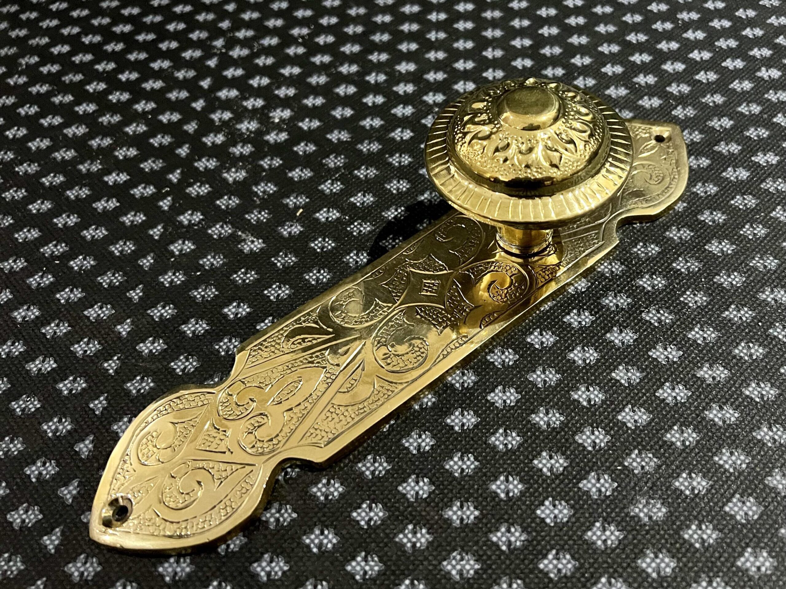 Moroccan Brass Door Latch, Antique outlet Moroccan Design, 100% Handmade