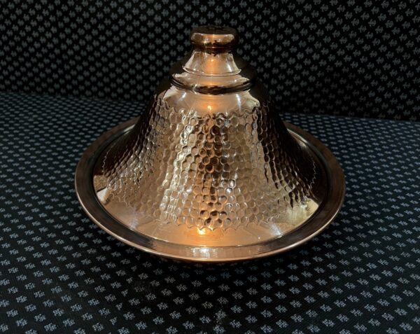 Moroccan Copper Tagine - Handcrafted Hammered Culinary Art
