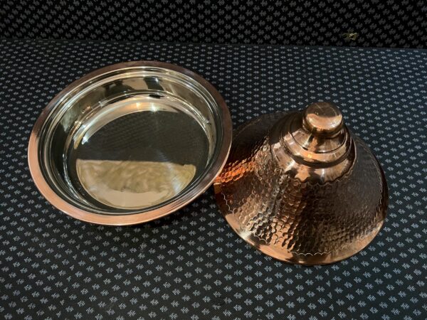 Moroccan Copper Tagine - Handcrafted Hammered Culinary Art