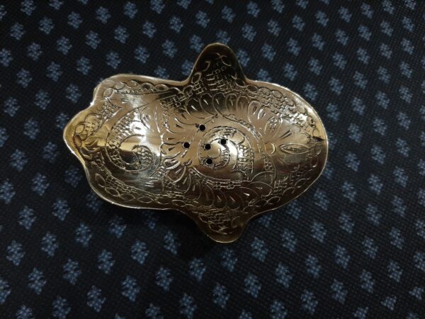 Moroccan Brass Khamsa Soap Dish - Symbolic Elegance for Your Bath - Buy 2 Get 1 Extra Free
