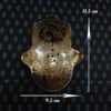 Moroccan Brass Khamsa Soap Dish - Symbolic Elegance for Your Bath - Buy 2 Get 1 Extra Free