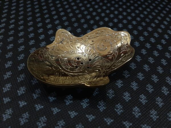 Moroccan Brass Khamsa Soap Dish - Symbolic Elegance for Your Bath - Buy 2 Get 1 Extra Free